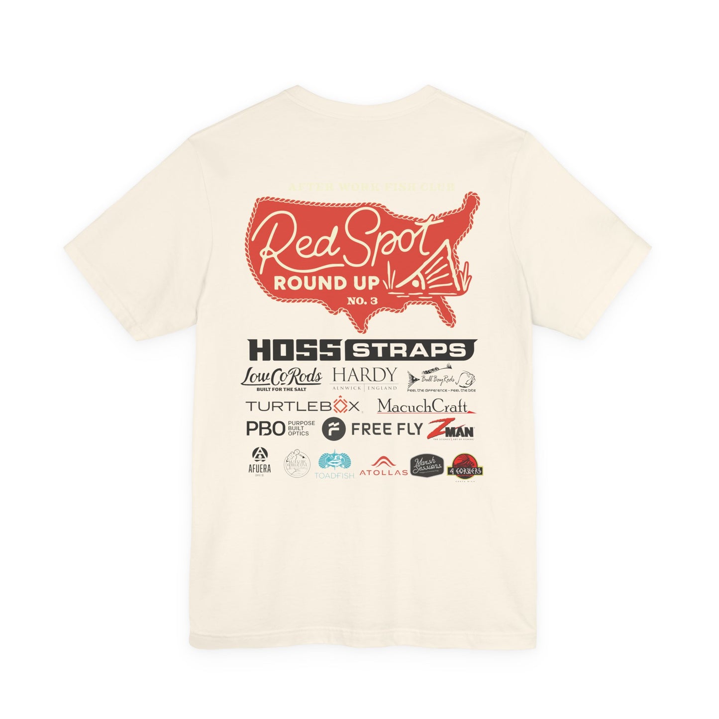 Red Fish Round Up No. 3 Official Tee