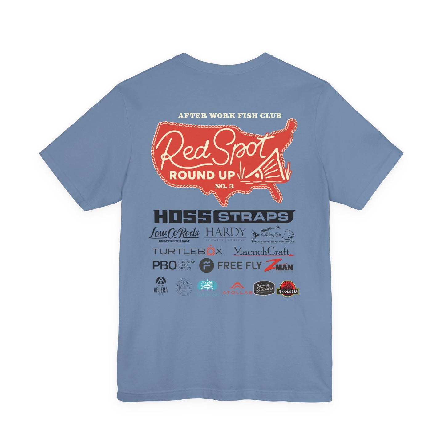 Red Fish Round Up No. 3 Official Tee