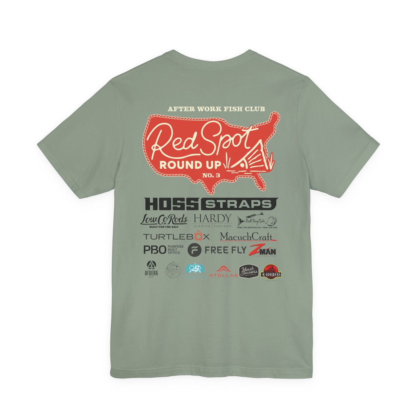 Red Fish Round Up No. 3 Official Tee